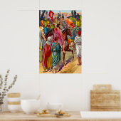 Ezra 1 Rückkehr zu Jerusalem Poster (Küche)