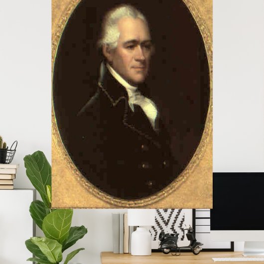 Ezra Ames / Alexander Hamilton / Poster (Heimbüro)