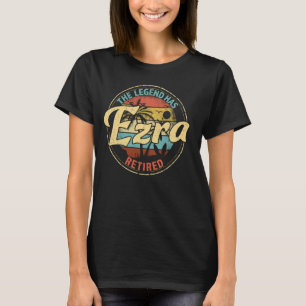 Ezra Legend hat die Personalisierte Pensionierung  T-Shirt