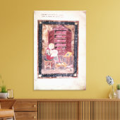 Ezra schreibt die heiligen Bücher Leinwanddruck (Insitu (Wohnzimmer))