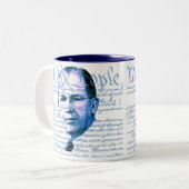 Ezra Taft Benson Zweifarbige Tasse (Vorderseite Links)