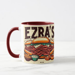 Ezras zweitklassige Deli-Tasse Tasse