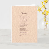 F07: Einer meiner Freunde ist Sie Karte (Gelbe Blume)