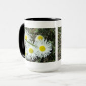 F10 Weiße Wildblumen Tasse (Vorderseite Links)