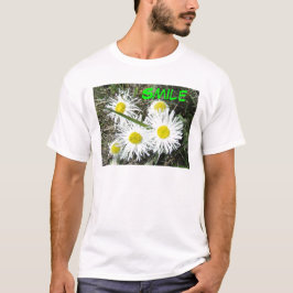 F10 Weiße Wildblumen Tufted Fleabane T-Shirt