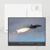 F111 Motivation Postkarte (Vorne/Hinten)