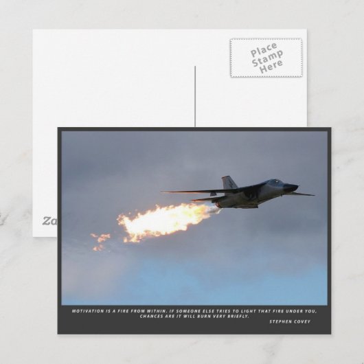F111 Motivation Postkarte (Vorne/Hinten)
