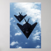 F117A im Flug Poster (Vorne)