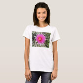 F12 Ball Cactus Blume "Escobaria vivipara" T-Shirt (Vorne ganz)