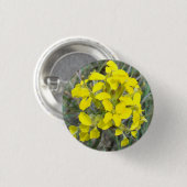 F14 Gelbe Wildblumen Button (Vorne & Hinten)