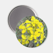 F14 Gelbe Wildblumen Magnet (Vorderseite/Rückseite)