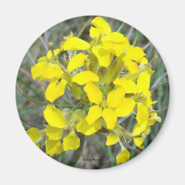 F14 Gelbe Wildblumen Magnet