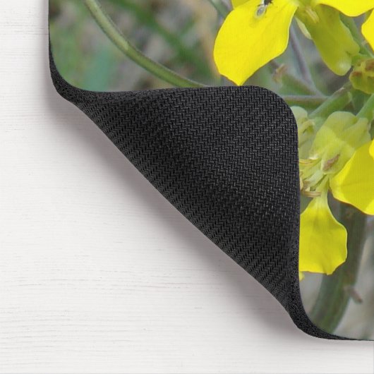 F14 Gelbe Wildblumen Mousepad (Ecke)