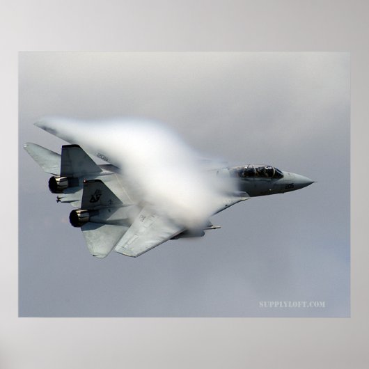 F14 im Hochgeschwindigkeitszug Poster (Vorne)