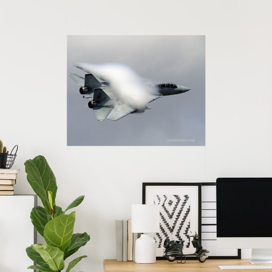 F14 im Hochgeschwindigkeitszug Poster (Heimbüro)
