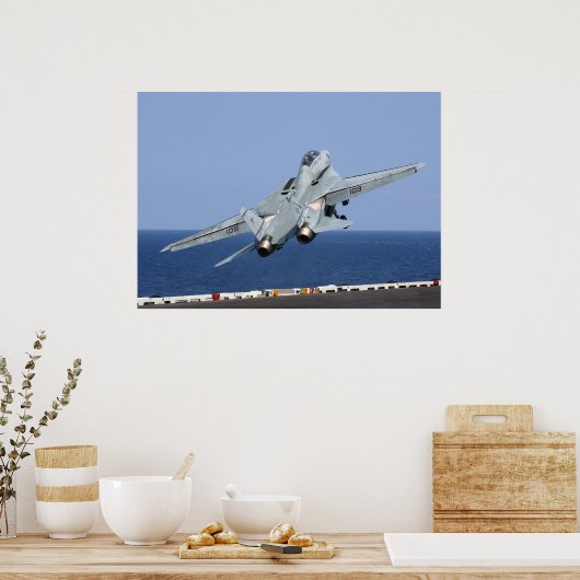 F14 Katapulte in den Himmel Poster (Küche)