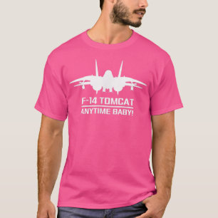 F14 Militärische Kampfjets von Tomcat auf Vorderse T-Shirt