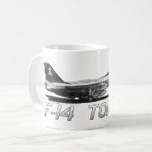 F14 Piratenflaggen des Tomcat-VF-103 - zeichnend Kaffeetasse (Vorderseite Links)