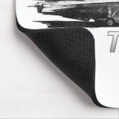 F14 Piratenflaggen des Tomcat-VF-103 - zeichnend Mousepad (Ecke)