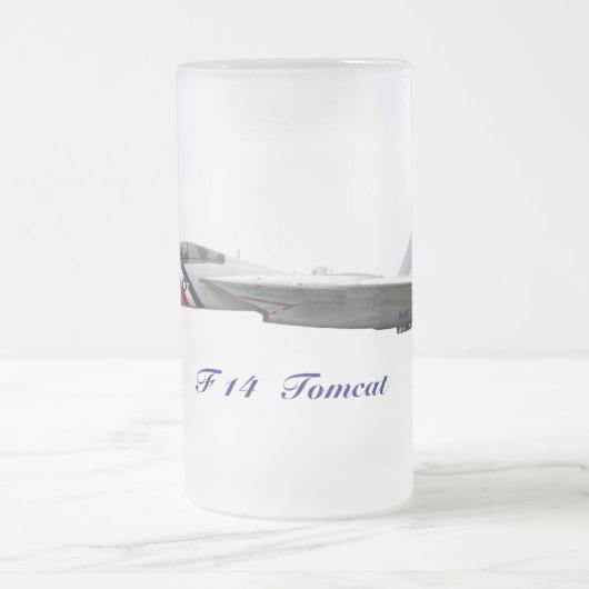 F14 Tomcat, F 14 Tomcat Mattglas Bierglas (Mittel)
