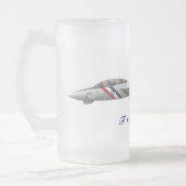 F14 Tomcat, F 14 Tomcat Mattglas Bierglas (Links)