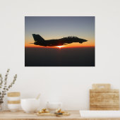 F14 Tomcat Kampfjet Afghanistan Große Leinwand Poster (Küche)