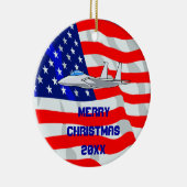 F15 Adler Fighter Jet Flying Keramikornament (Rechts)