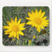 F15 Gelbe Wildblumen Nezeweed Mousepad (Vorne)