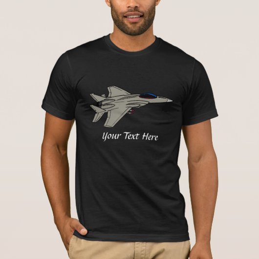F15 Kämpferdesign T-Shirt (Vorderseite)