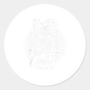 F15 Pilotprogramm für die Bekämpfung von Angriff Runder Aufkleber