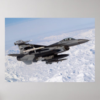 F16 auf Northern Watch Poster