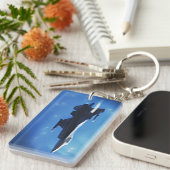 F16 Falcon Fighter Jet Schlüsselanhänger (Vorderseite rechts)