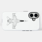 F18 Super Hornet Case-Mate iPhone Hülle (Rückseite (Horizontal))