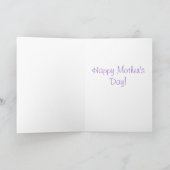 F19 Purple Wildflowers Dames Rocket Karte (Innenseite)