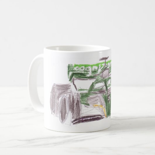 F1 Aston Martin Kaffeetasse (Vorderseite Links)