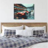 F1 Dreams 001 - Starke Canvas Print Leinwanddruck (Insitu (Schlafzimmer))