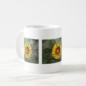 F1 Gelbe Wildblume Gaillardia Kaffeetasse (Vorderseite Links)