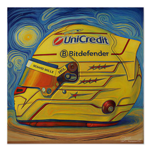 F1 Lewis Helmet Poster (Vorderseite)