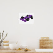 F1 Race Car Poster (Küche)