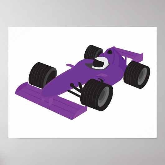 F1 Race Car Poster (Vorne)