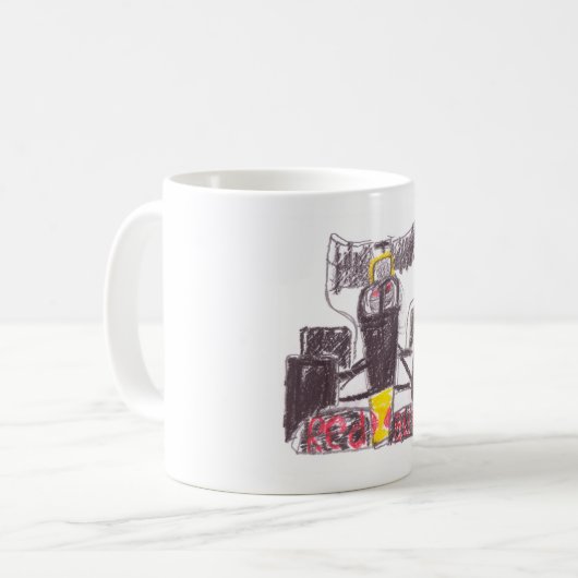 F1 Red Bull Kaffeetasse (Vorderseite Links)