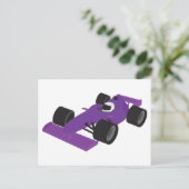 F1 Rennwagen Feiertagspostkarte (Stehend Vorderseite)