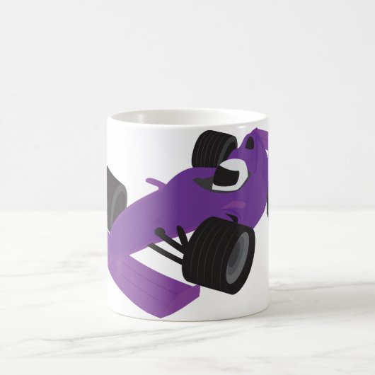 F1-Rennwagen Kaffeetasse (Mittel)