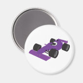 F1-Rennwagen Magnet (Vorderseite/Rückseite)