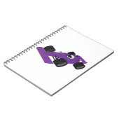 F1-Rennwagen Notizblock (Linke Seite)