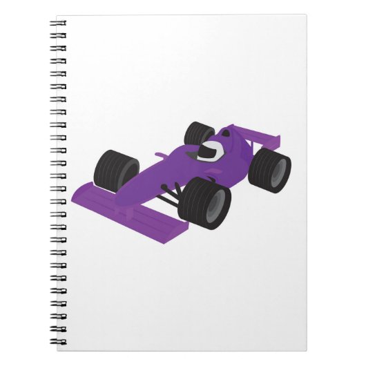 F1-Rennwagen Notizblock (Vorderseite)