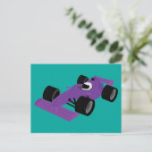 F1-Rennwagen Postkarte (Stehend Vorderseite)