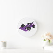 F1-Rennwagen Runde Wanduhr (Zuhause)