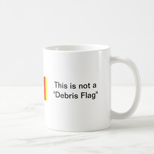 f1-surf, dieses ist nicht eine " Rückstand-Flagge Kaffeetasse (Rechts)