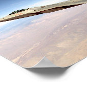F22 Raptor Collage Poster (Ecke)